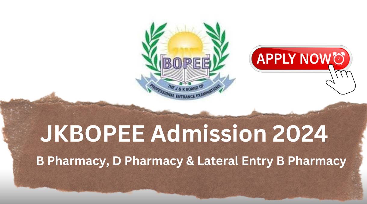 JKBOPEE B Pharmacy Admission 2024