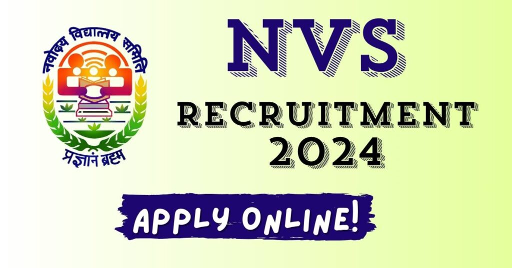 NVS Recruitment 2024