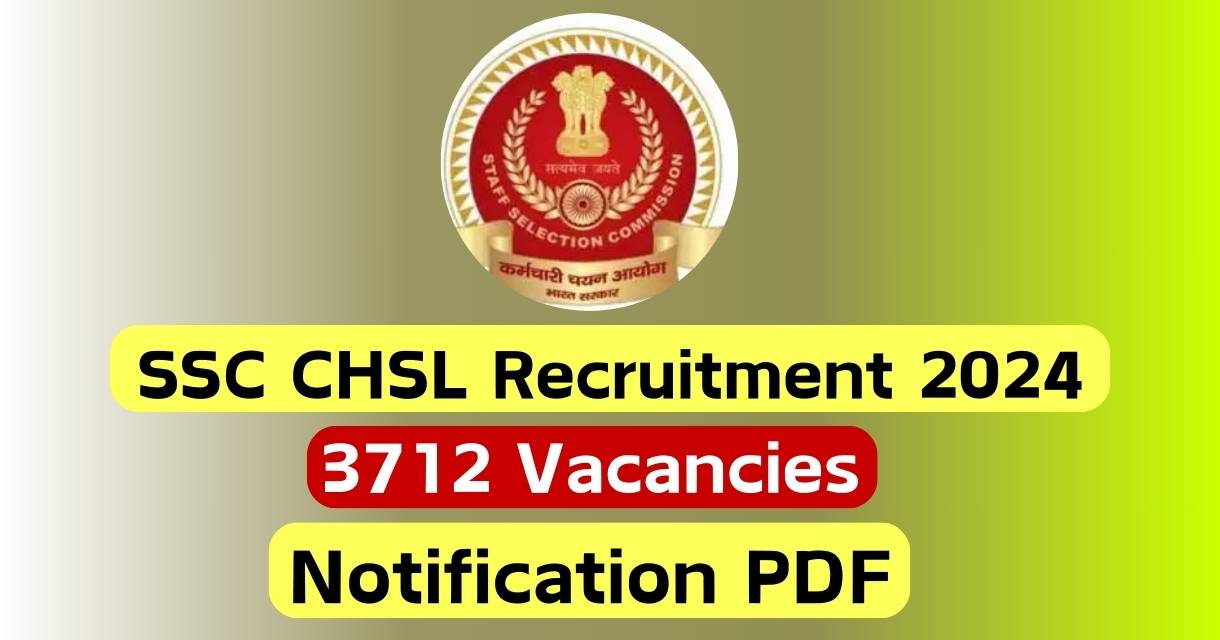 SSC CHSL Recruitment 2024