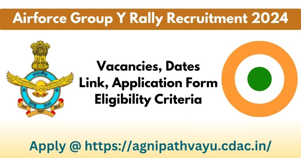 Airforce Group Y Rally Recruitment 2024