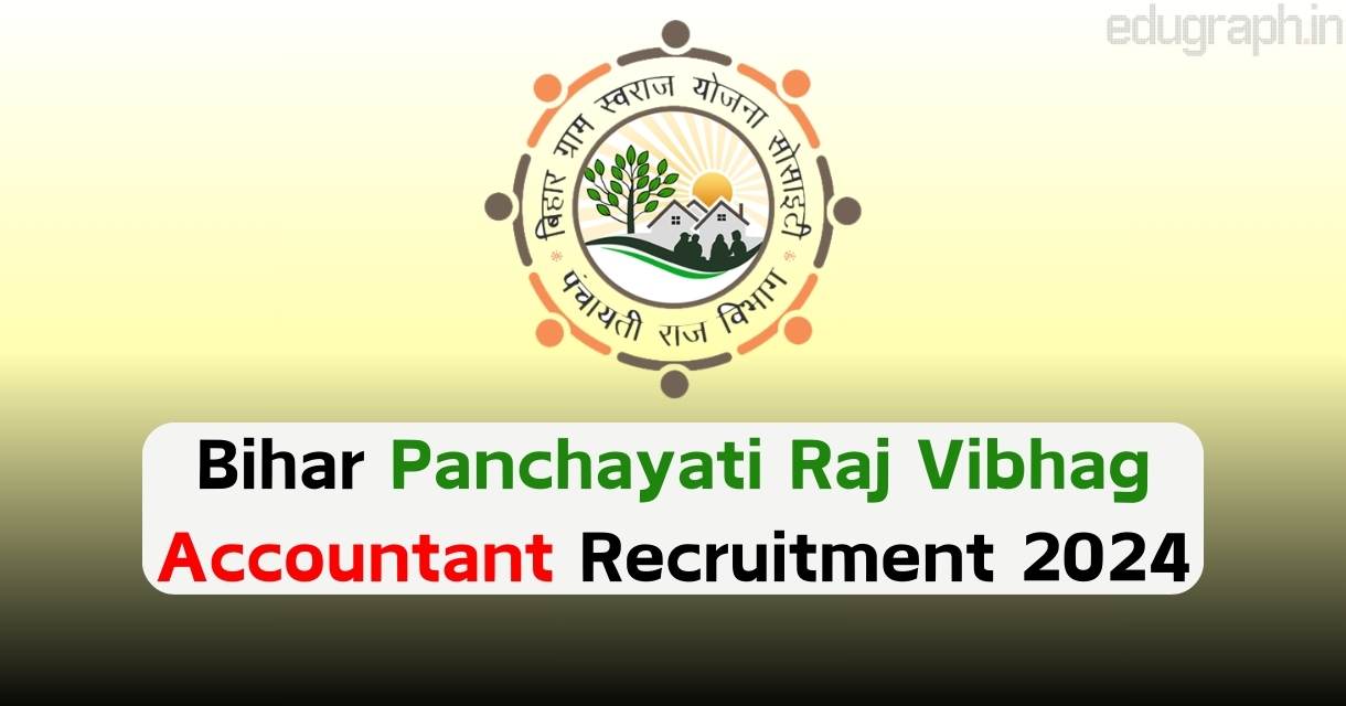 Bihar Panchayati Raj Vibhag Accountant Recruitment 2024