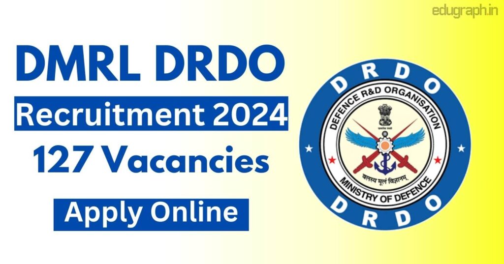 Dmrl Drdo Apprentice Recruitment 2024 Apply Online For 127 Vacancies 