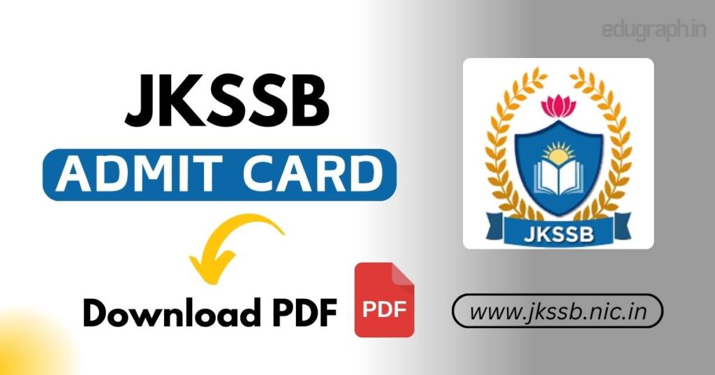 JKSSB Admit Card