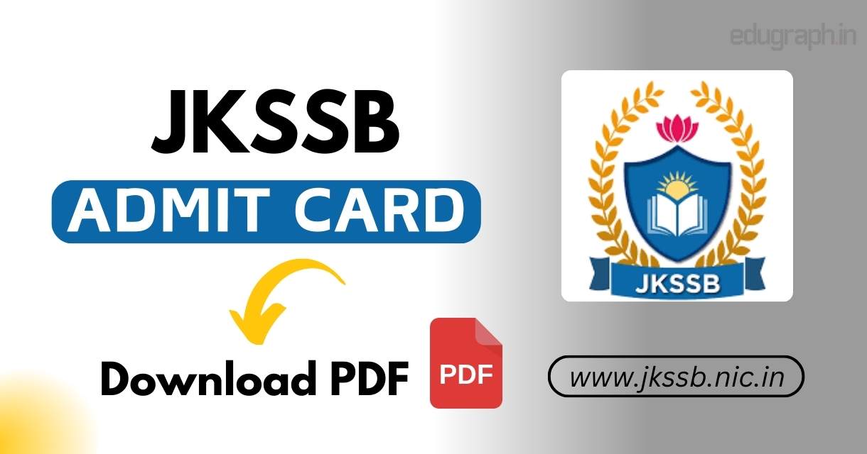 JKSSB Admit Card