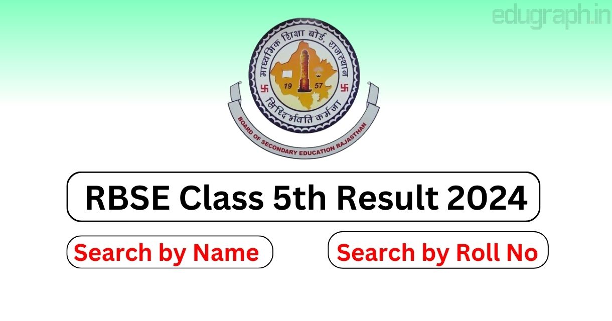 RBSE Class 5th Result 2024