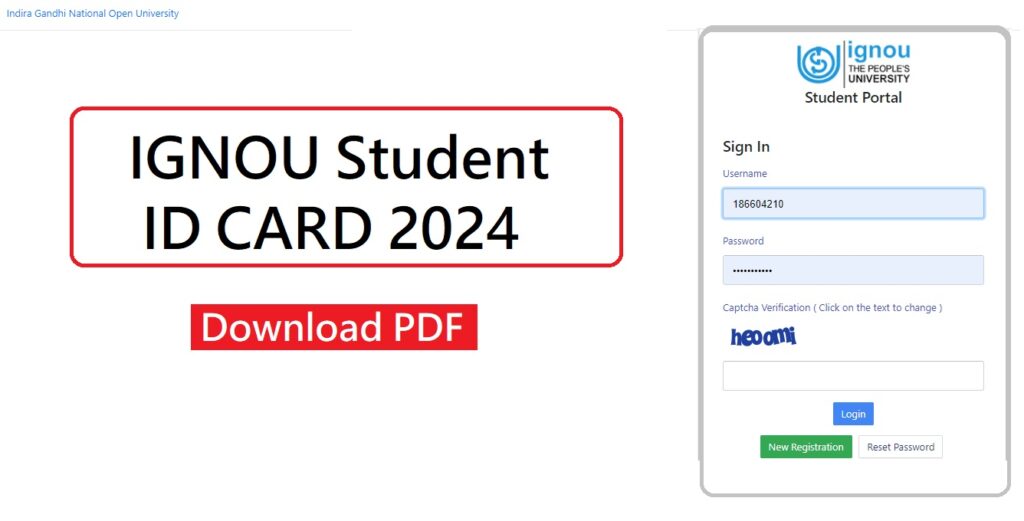 IGNOU Student ID Card 2024