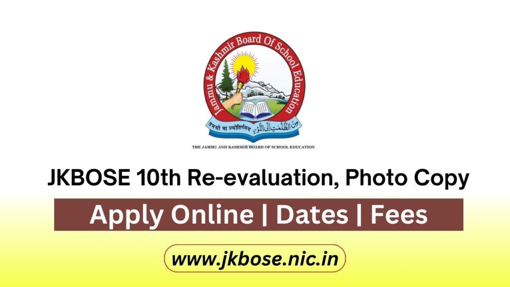 JKBOSE Class 10 Re-evaluation 2024