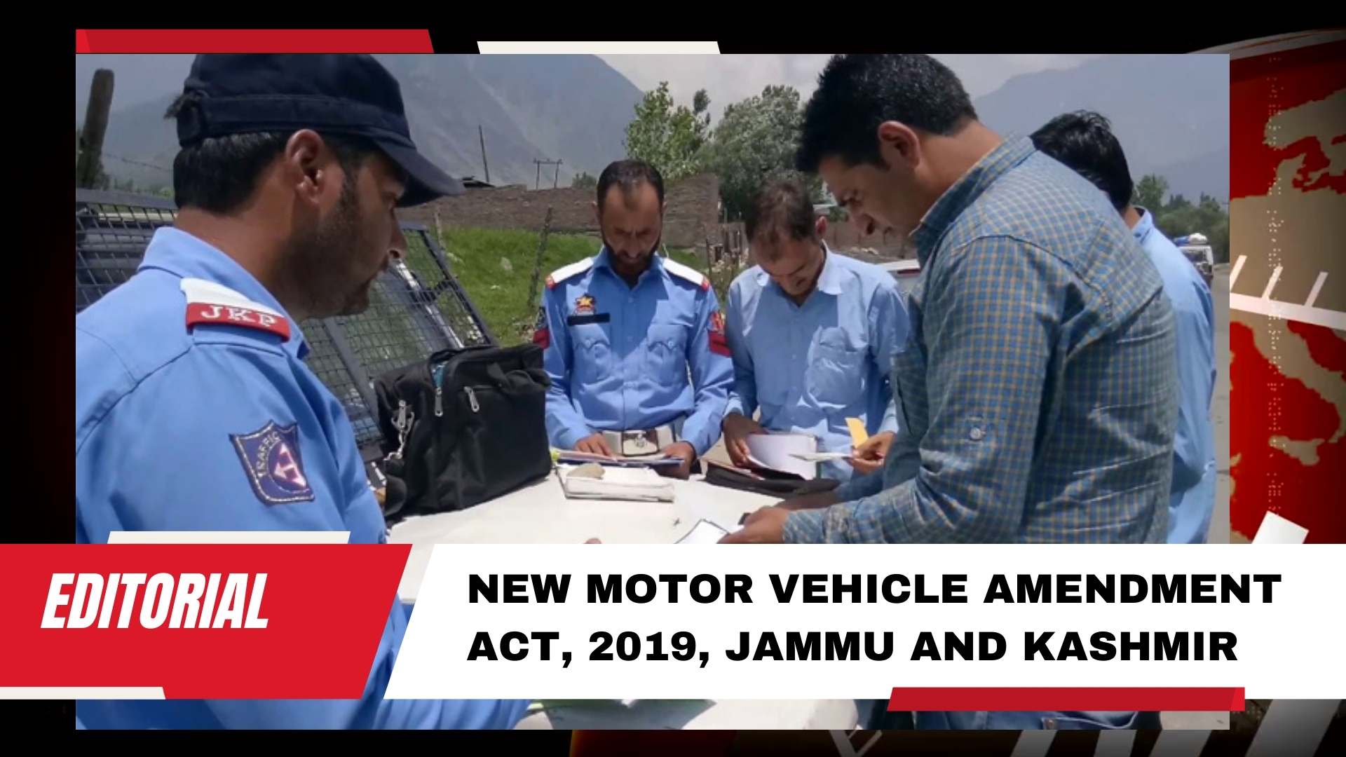 Traffic Violations and Penalties in Jammu and Kashmir