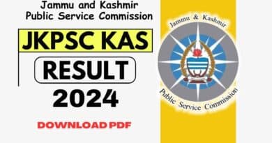 JKPSC KAS Result 2024